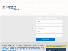 Tablet Screenshot of itstransport.com.au
